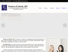 Tablet Screenshot of lawyersassist.com